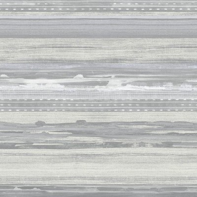 Wallpaper Brushed Horizon Stripe Gray Beige 60 sq ft Bolt