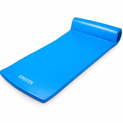 TRC Recreation Sunsation 1.75'' Thick Foam Pool Float, Bahama Blue (Open Box)