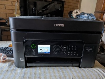 Epson Work Force WF-2850 Wireless Color All-in-One Printer Copier Scanner Black