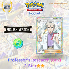 READY TO TRADE Pokemon TCG Pocket Professor's Research Oak 2-Star