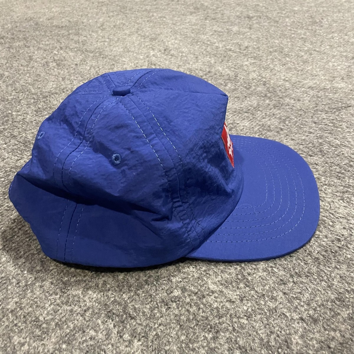 Teton Gravity Research Mountain Patch Hat Snap Back One Size Blue