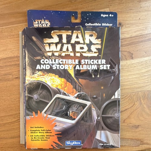 SkyBox Star Wars Collectible Sticker & Story Album Set 66 Stickers