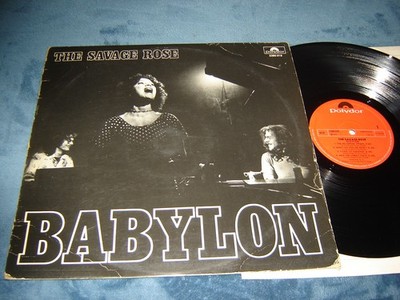 The Savage Rose - Babylon LP EX shape 1972 Denmark original lyrics inner (no US)