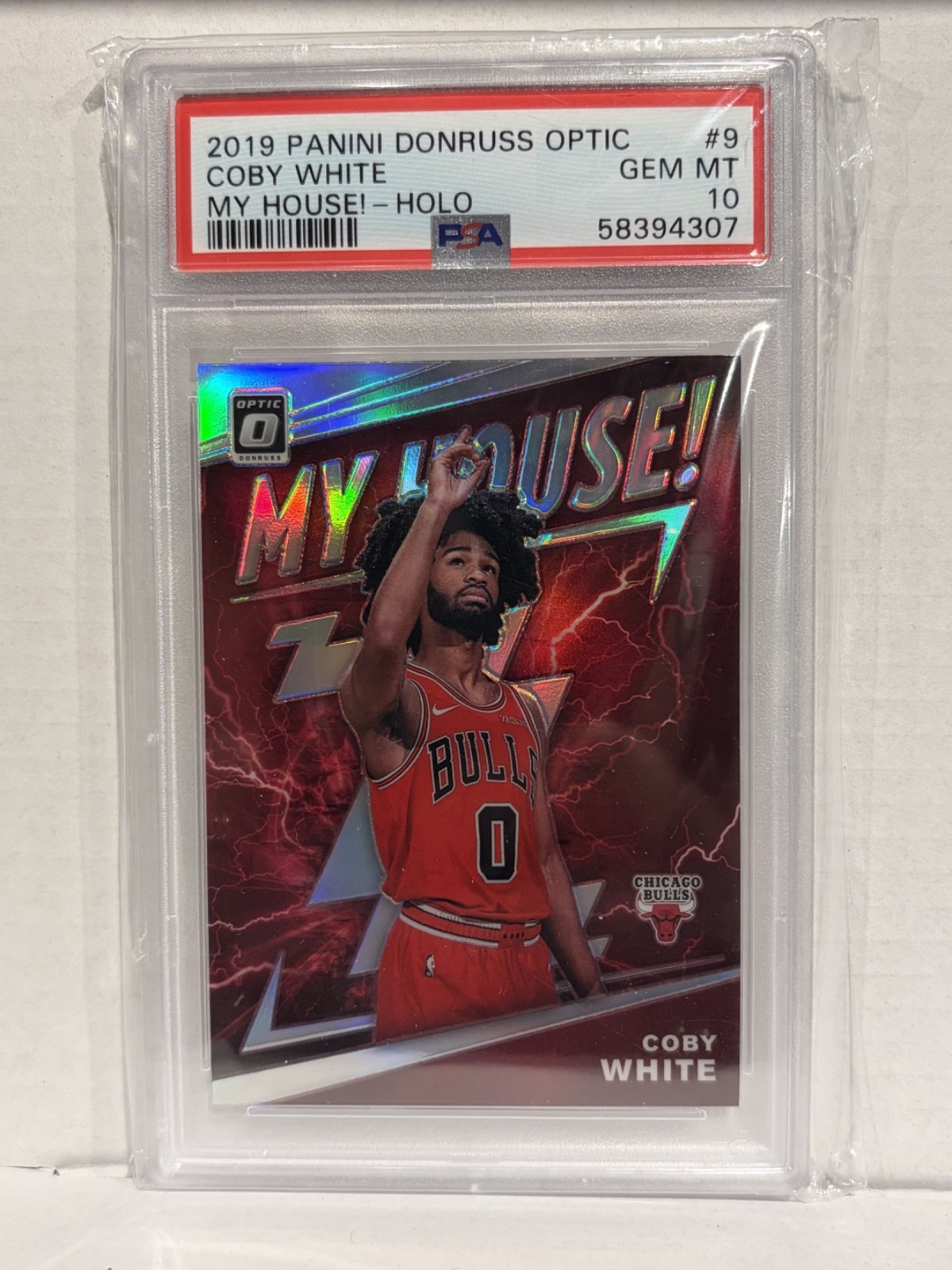 2019-20 Panini Donruss Optic My House Coby White #9 Holo Prizm (RC) PSA 10 Card