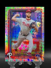 Zack Wheeler 2025 Topps Chrome Logofractor #189 Phillies