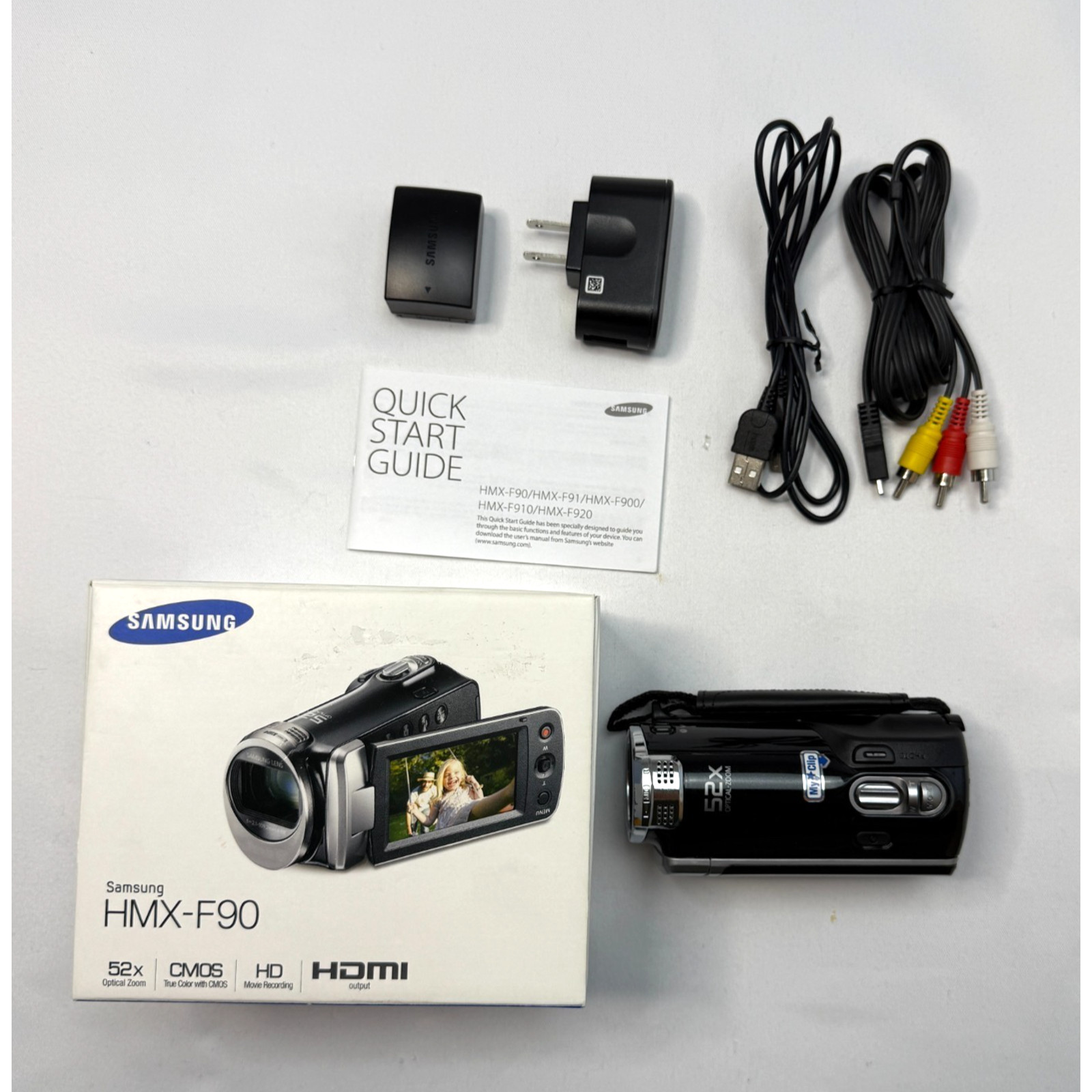 Hmx-f90 Hdmi Output 52x Optical Zoom Hd Video Camera