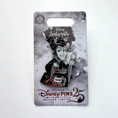 Disney Parks 2025 Inkwells of Evil MALEFICENT Pin - LE 4000
