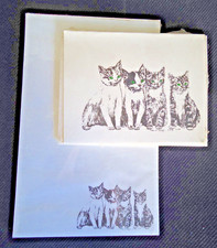 Kitten Cat Lineup 2 Piece Set-Notepad, 6 Blan...