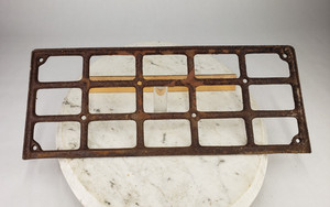 Vintage Antique Victorian Register Heat Vent 17-1/2" x 7-1/4" Cast Iron Grate