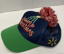 Walmart Light Up Christmas Hat Adult Snapback...