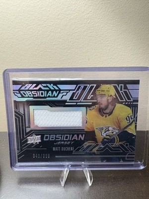 2022-23 Upper Deck SPX Black Obsidian Jersey Matt Duchene #OJ-MD /399