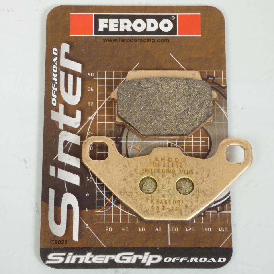 Plaquette de frein Ferodo pour restaurer le freinage arrière Husqvarna 350 TE