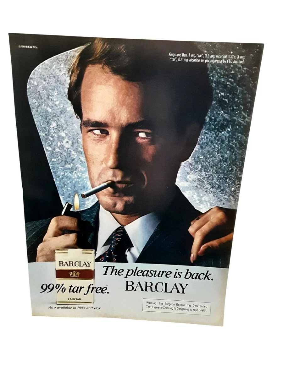 Barclay Collectible Tobacco Cigarettes