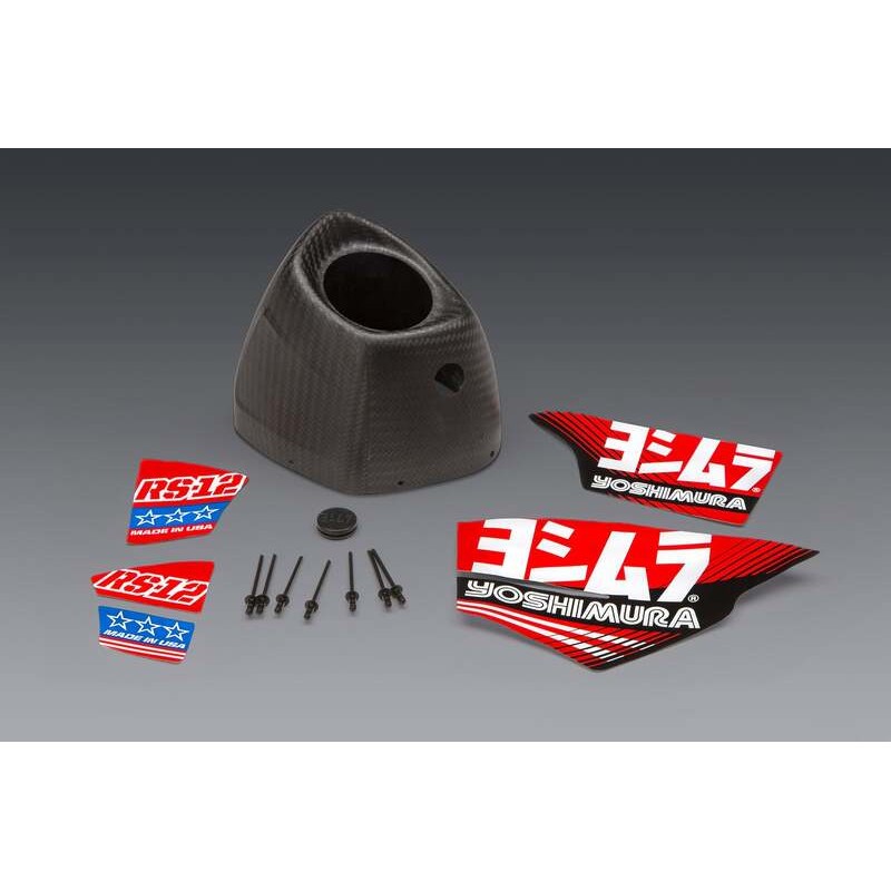 Kit capuchon de remplacement Yoshimura USA RS-12 pour réparer un embout de pot cassé