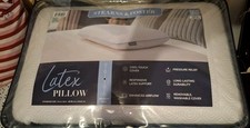 Stearns  Foster Latex Cooling Pillow, Medium Support, Standard Size, White