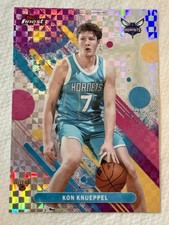 2025-26 Topps Finest Kon Knueppel Rookie X-FRACTOR Refractor #4 Common Hornets