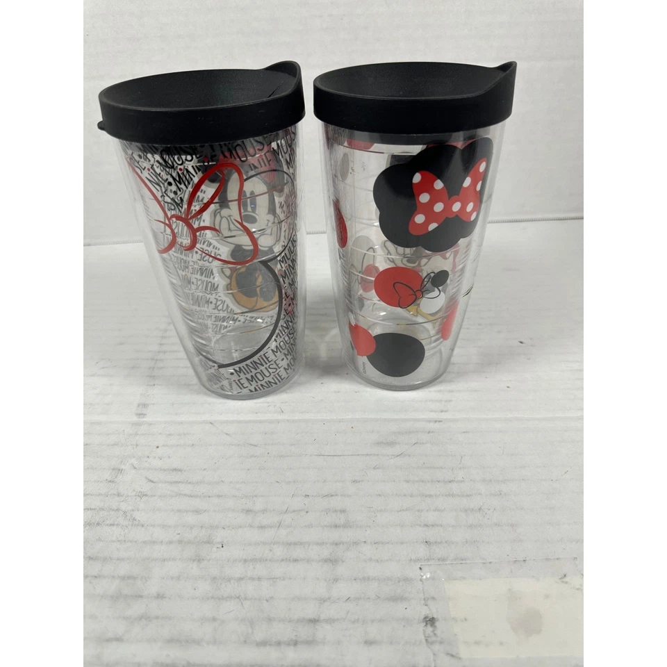 Juego de 2 vasos de viaje con tapa Tervis Minnie Mouse Disney Foto 3 de 4