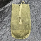 Original WWII WW2 Military Green Thick Canvas Duffel Bag Vintage Strap