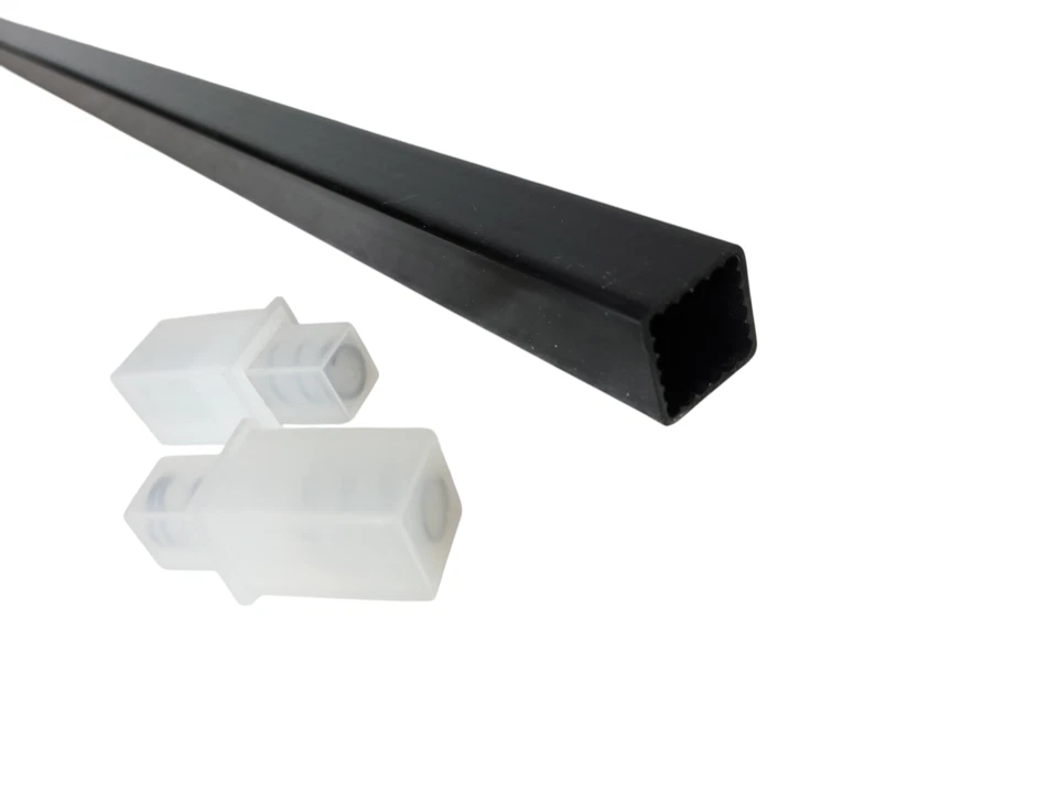 Винтажное черное полотенце штанга стойка 24 в пружины пластик середина века современный ретро - Изображение 4 из 4