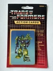 1985 Transformers Hasbro Action BLUE Devastato #115 On Top Unopened Sealed Pack