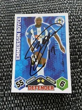 EMMERSON BOYCE - WIGAN ATHLETIC FC FOOTBALL SIGNED MATCH ATTAX CARD