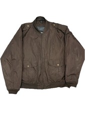 Men's Vtg BLAUER Gore-Tex Brown Removable Liner Bomber Jacket Size XL