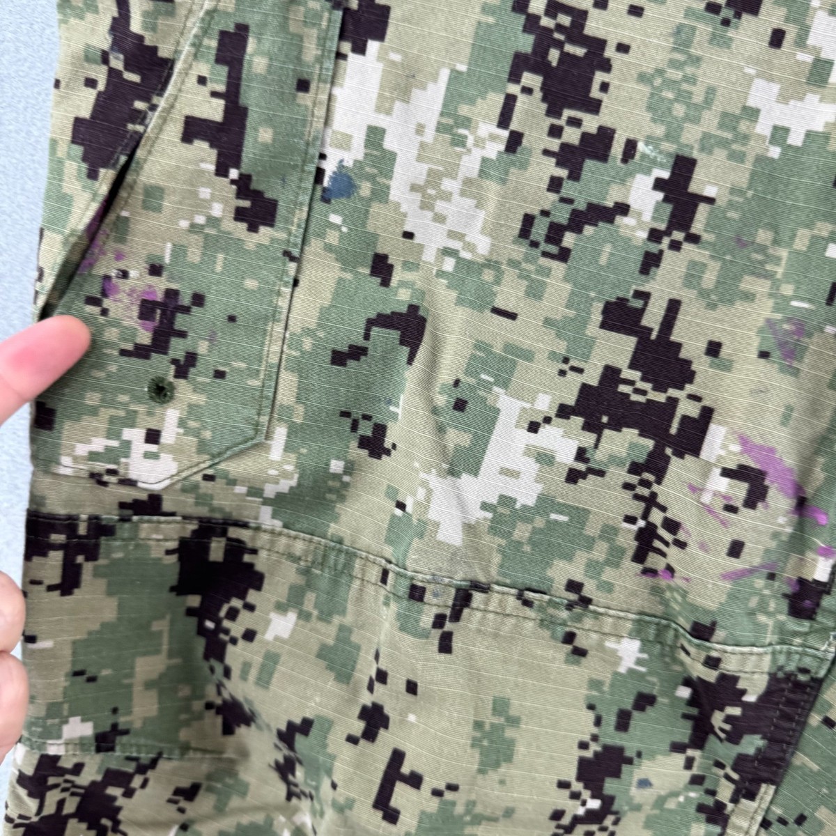 US Navy NWU Type III デジカモパンツMedium Short Military Pants Mens Medium X Short NWU Type III USN Navy Seals