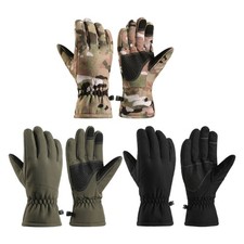 Warm Gloves Touchscreens Design Nonslip Grip Gloves For Cold Weather Camping
