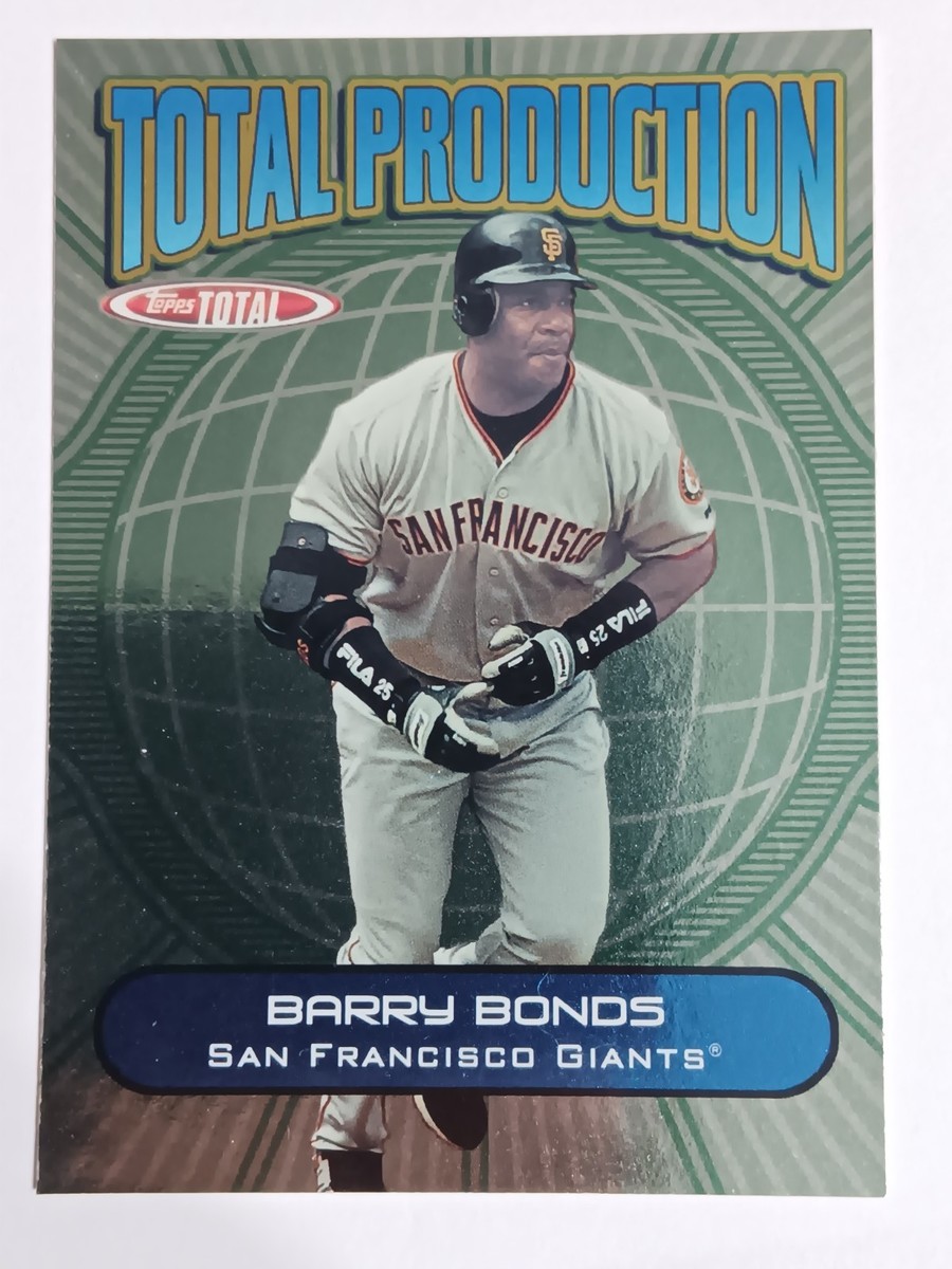 2002 Topps Total Production Barry Bonds San Francisco Giants