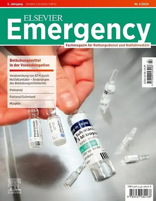 ELSEVIER Emergency. Betäubungsmittel in der Vorabdelegation. 3/2024: Fachmagazin