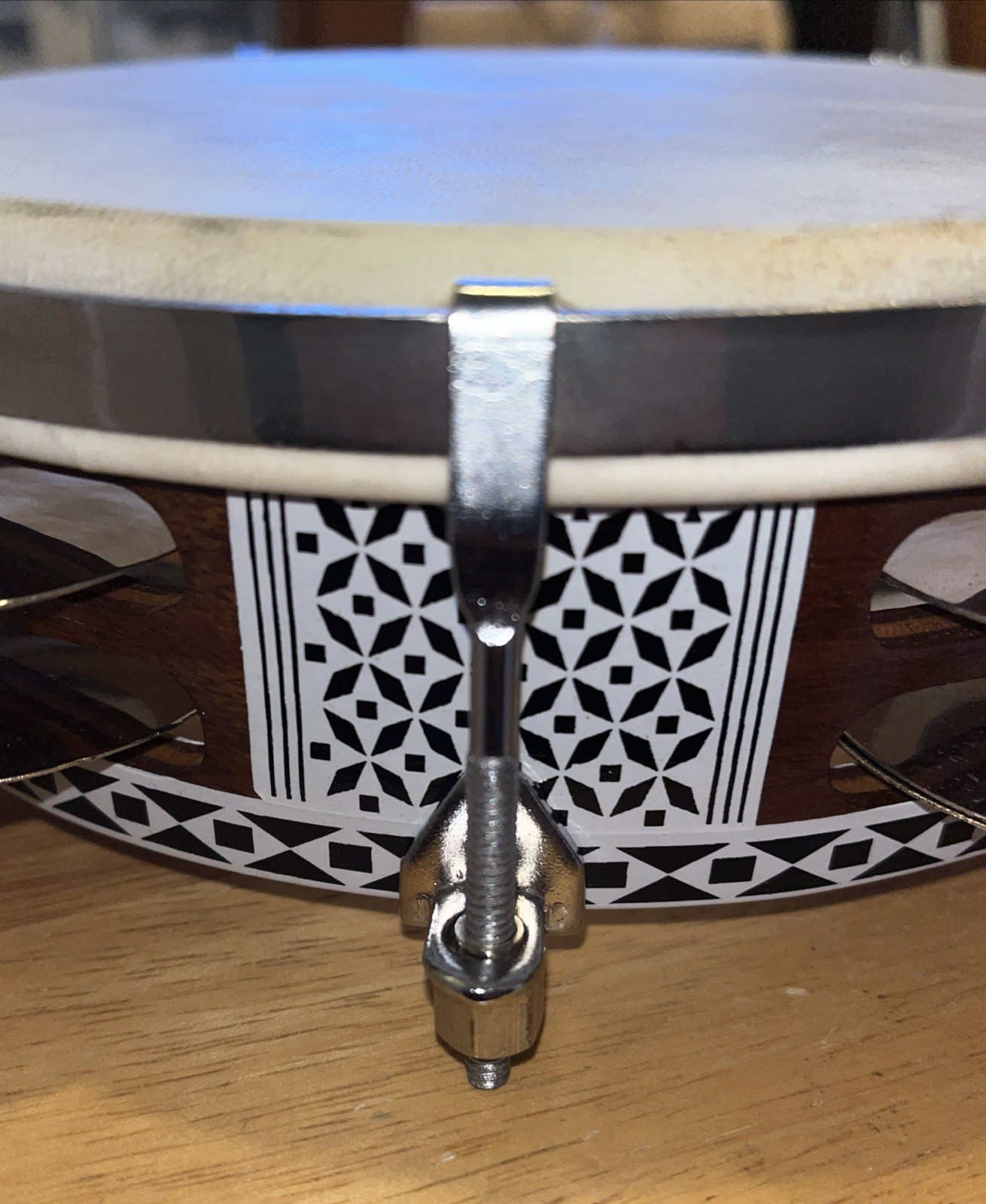 Shayni Trade Corp EnSoul Music Mid-East Tunable Tambourine Riq 8.5"