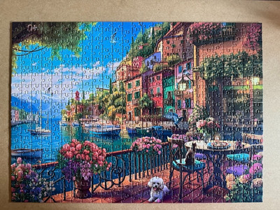 Bluebird Puzzle 500 Teile Lake Como / Comer See / Lago di Como