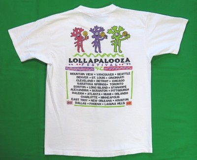 Lollapalooza Vintage T Shirt 1992 Tour Alternative Rock Grunge