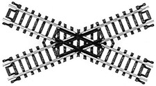 N Code 80 Nickel Silver 60 degree Crossing Atlas Trains (US IMPORT)