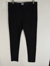 Armani Collezioni Tapered Leg Black Pants Women's Size 8 Career Casual Classic