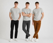 Men's Straight Fit Corduroy 5-Pocket Pants
