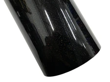 Gloss Black Galaxy Metallic Vinyl Car Wrap Air Release Sticker Decal Film Roll
