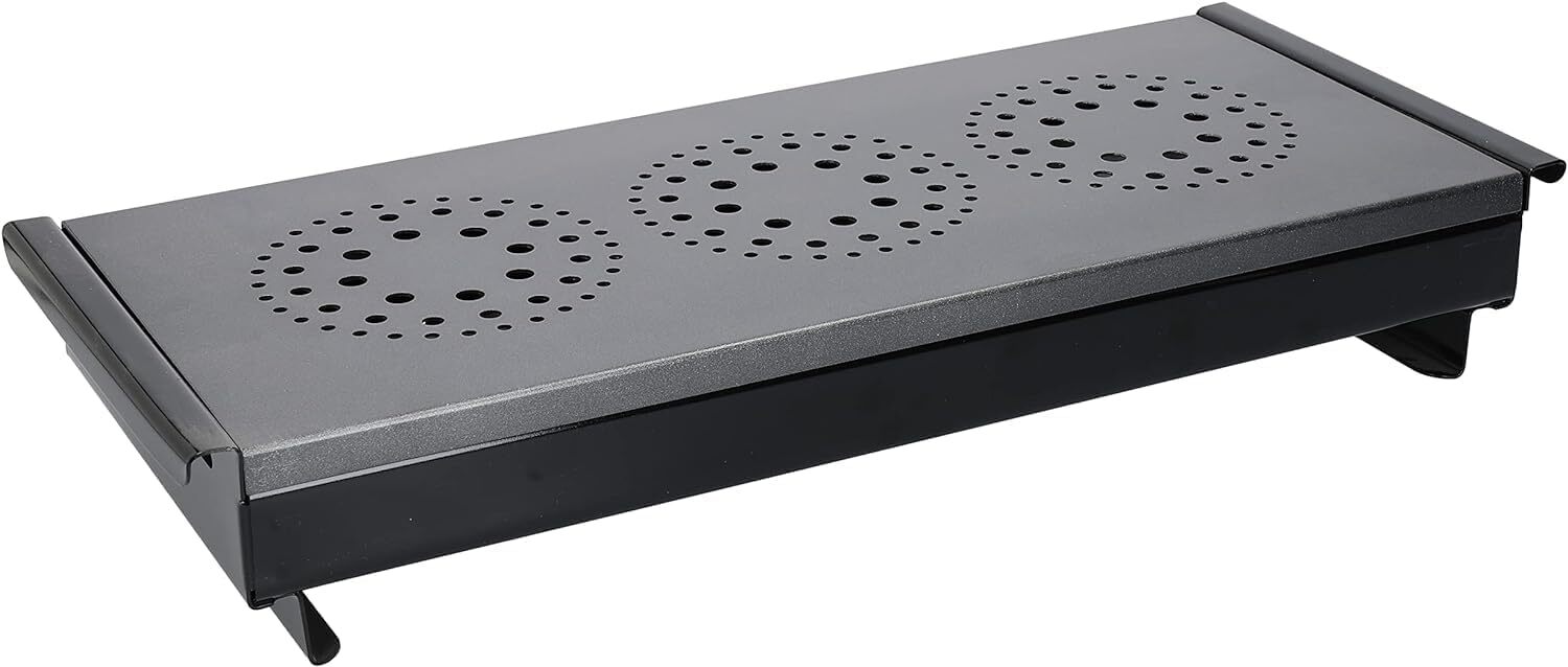 MasterClass Scaldavivande a Candela Triplo da Tavolo Professionale, Acciaio...