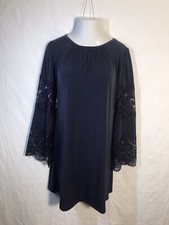Michael Kors brand polyester hippy lace long sleeve Womens dress Sz M new c tags