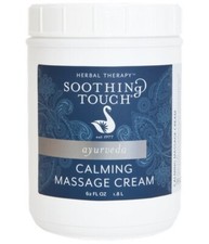 Soothing Touch Herbal Therapy Massage  Spa Calming Cream - 62 Fl Oz Jar