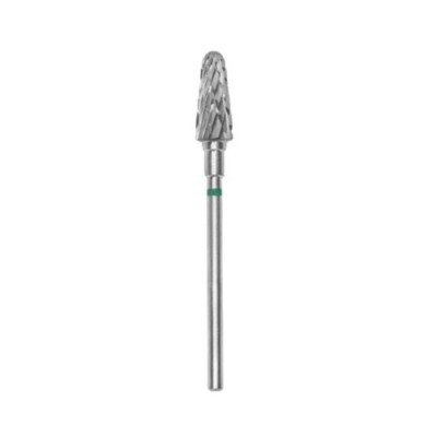 Staleks carbide drill bit, ''frustum'', green, head 6 mm/ 14 mm -FT70G060/14