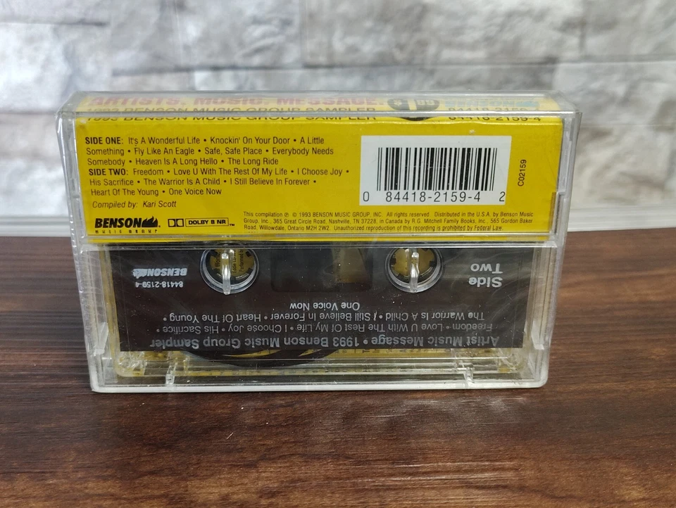 Various Artists-Benson Music Group Sampler Cassette 1993 NEW SEALED - Image 4 of 4