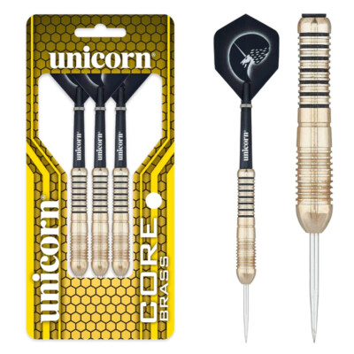 Unicorn Darts Core Brass Style 2 20g 22g 24g (Steel Dart) Darts Steeldart NEU