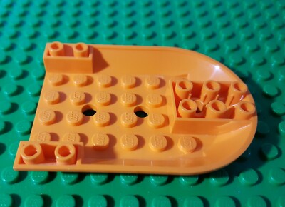 Lego 11295 Aircraft Fuselage Curved Forward 6 x 8 Bottom Orange | eBay