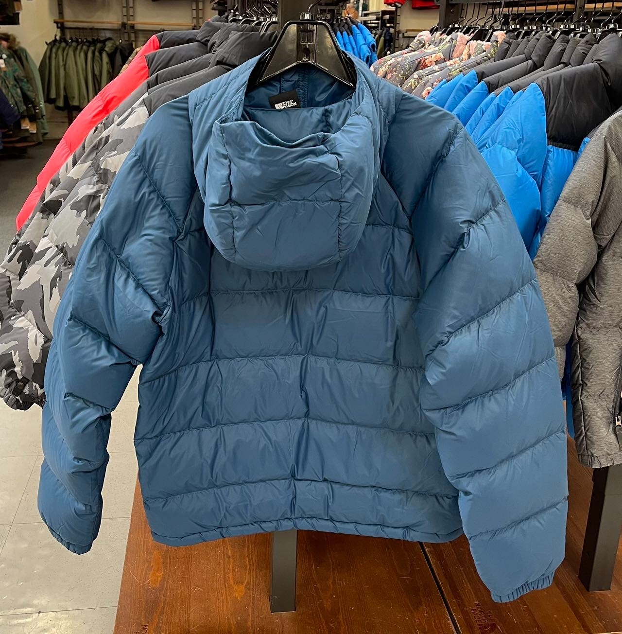 The North Face Men's Hydrenalite 550 Down Puffer Jacket Hooded Blue eBay