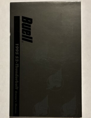 Buell S2 Thunderbolt Owner s Manual 1995 New 