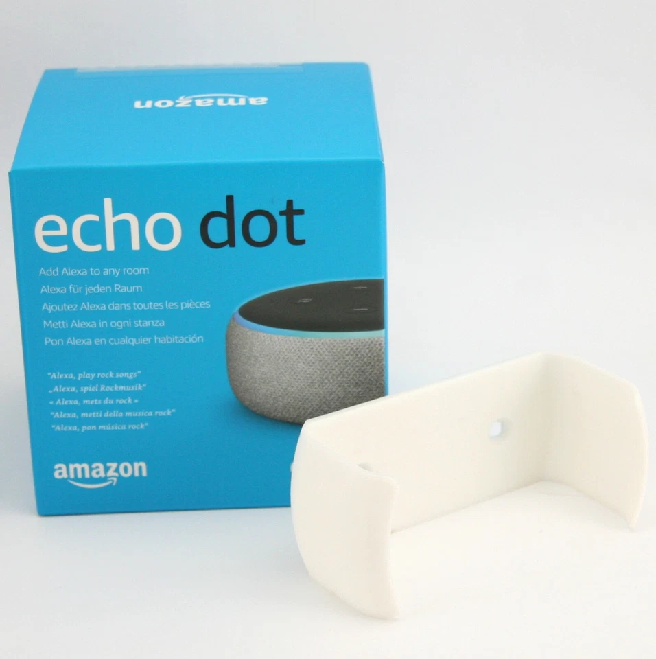 Amazon Echo Dot (3. Generation) Alexa Grau NEU Zubehör Kombination AUSWAHL - Bild 4 von 4