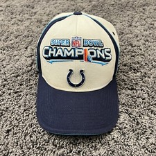 Indianapolis Colts 2007 SUPER BOWL XLI Champions Reebok On Field Hat OSFM Cap