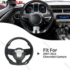 Real Carbon Fiber Sport Steering Wheel For Chevrolet Camaro Ss 2010-2011 Auto
