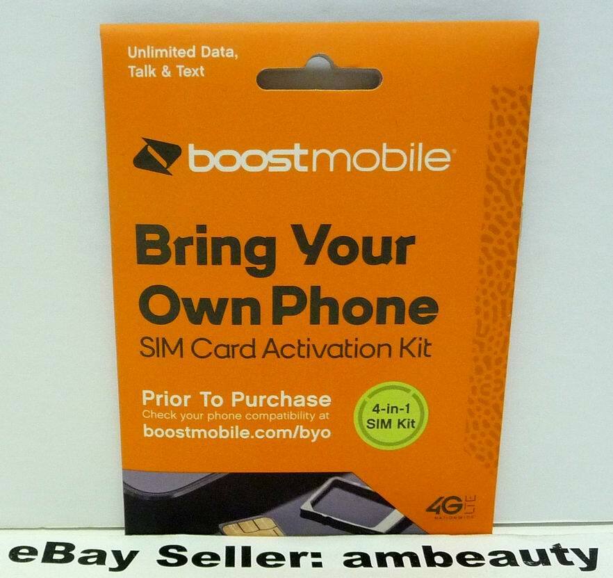 Boost Mobile 4 In 1 Sim Kit For Sale Online Ebay